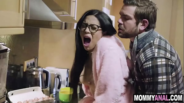 Cheating stepmom bribes son with anal sex