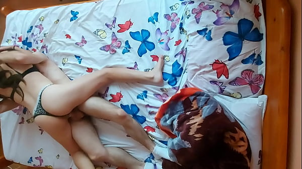 Hot teen couple has romantic morning sex