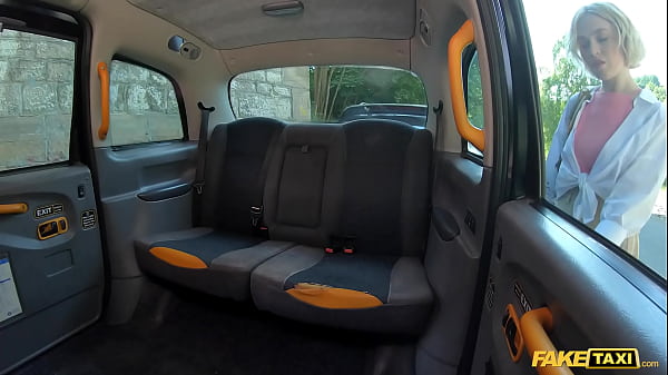 Fake Taxi Blonde gets a hard fast fuck inside and outside of the taxi