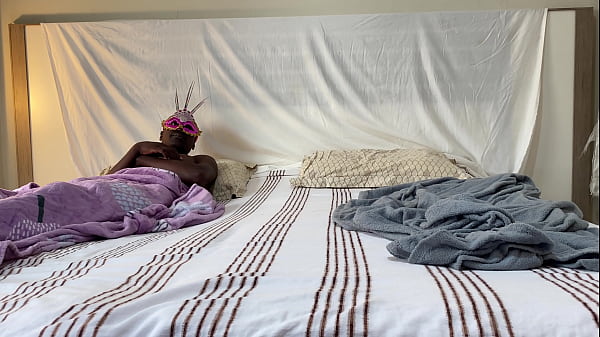 Step mom share the bed with step son and BBC big dick best friend